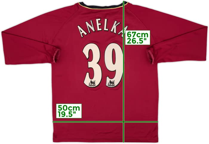 2006-08 Bolton Away L/S Shirt Anelka #39 - 7/10 - (L)