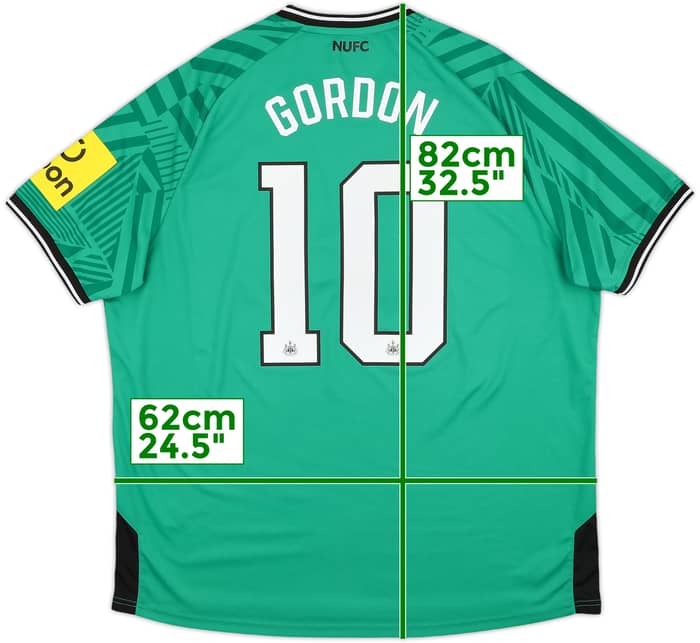 2023-24 Newcastle Away Shirt Gordon #10 - 10/10 - (3XL)