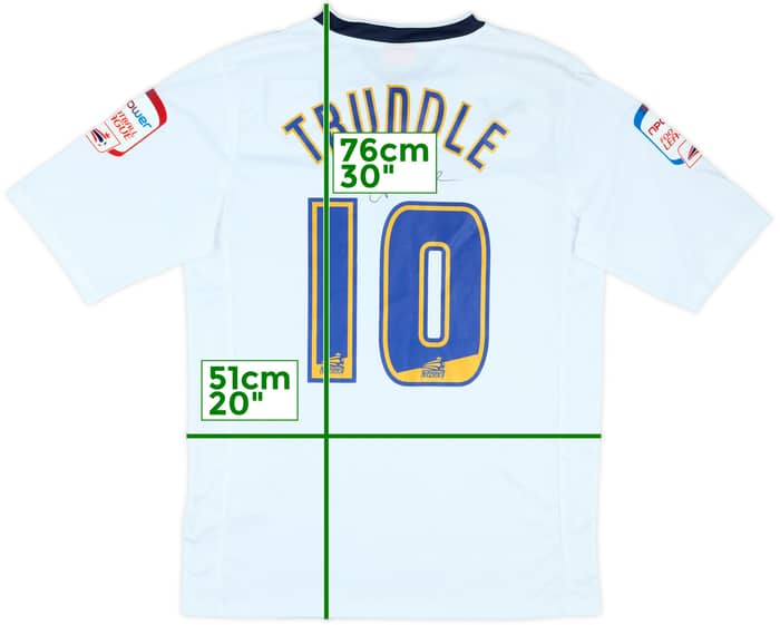 2012-13 Preston North End Squad Signed Home Shirt Trundle #10 - 8/10 - (L)