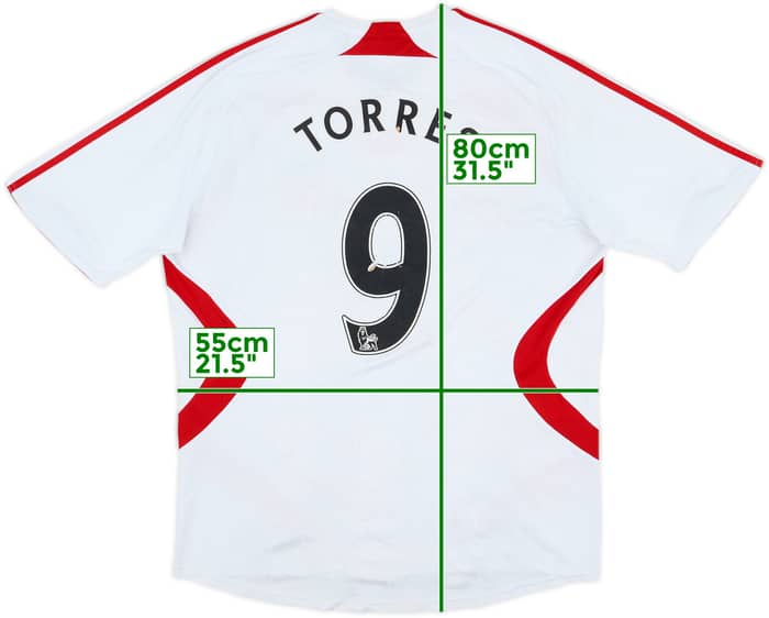 2007-08 Liverpool Away Shirt Torres #9 - 5/10 - (L)