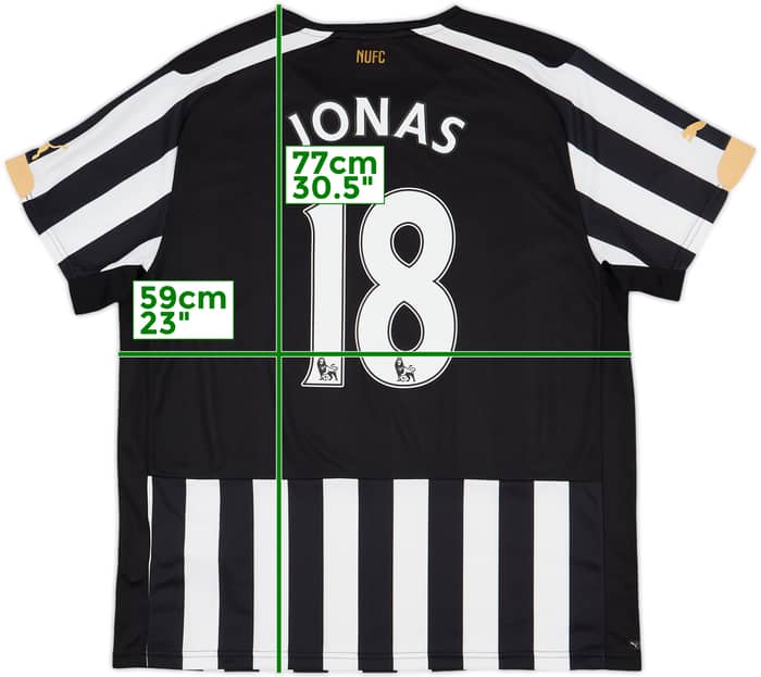 2014-15 Newcastle Home Shirt Jonas #18 - 9/10 - (L)