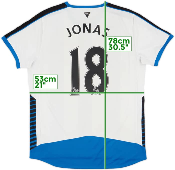 2015-16 Newcastle Home Shirt Jonas #18 - 7/10 - (L)