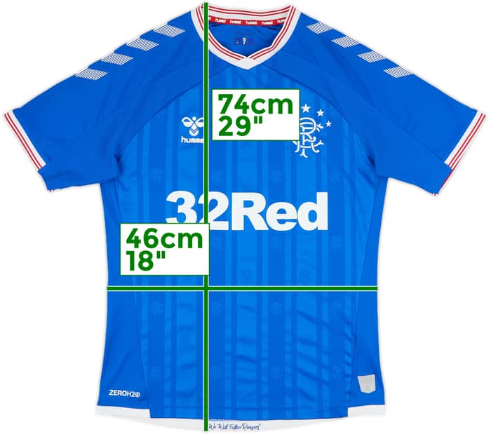2019-20 Rangers Home Shirt - 9/10 - (M)