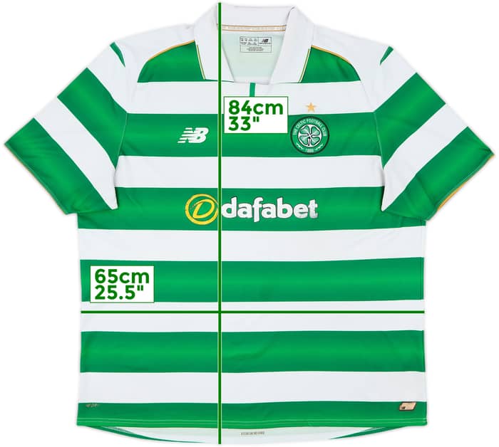 2016-17 Celtic Home Shirt - 6/10 - (XXL)