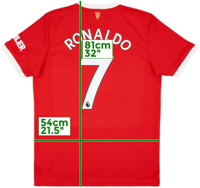 2021-22 Manchester United Home Shirt Ronaldo #7 (L)