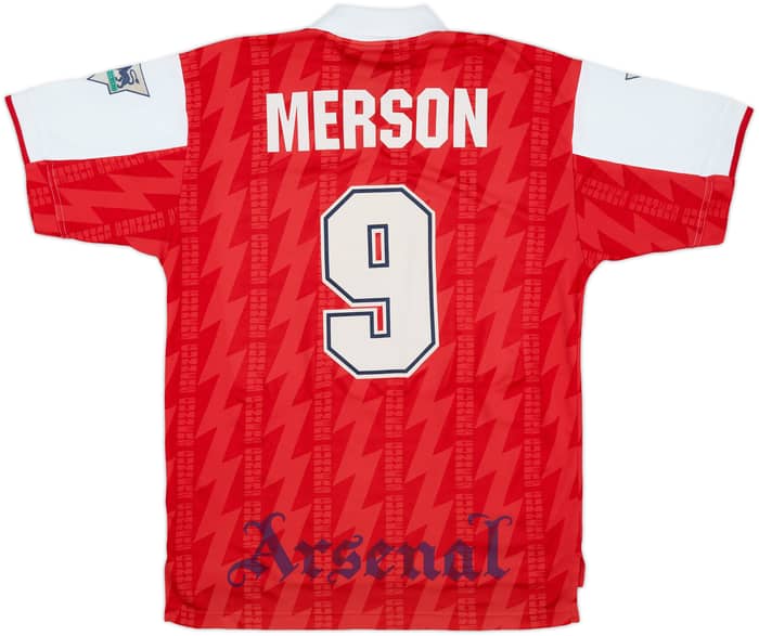 1994-96 Arsenal Home Shirt Merson #9 - 8/10 - (L)