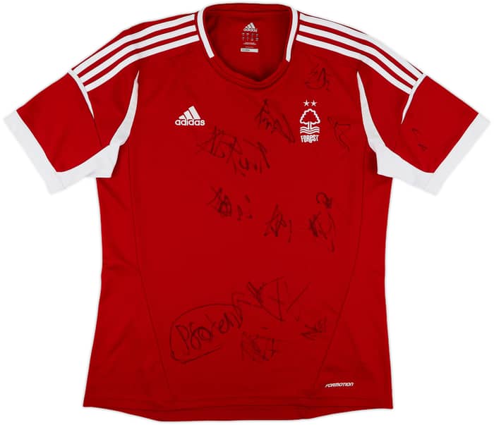 2013-14 Nottingham Forest Signed Home Shirt - 8/10 - (L)