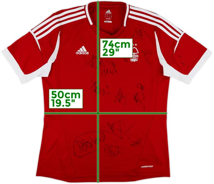 2013-14 Nottingham Forest Signed Home Shirt - 8/10 - (L)