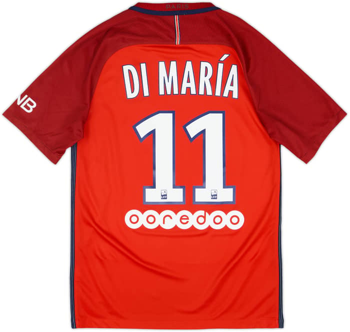 Camiseta de visitante del Paris Saint-Germain 2016-17 Di Maria #11 - 6/10 - (S)
