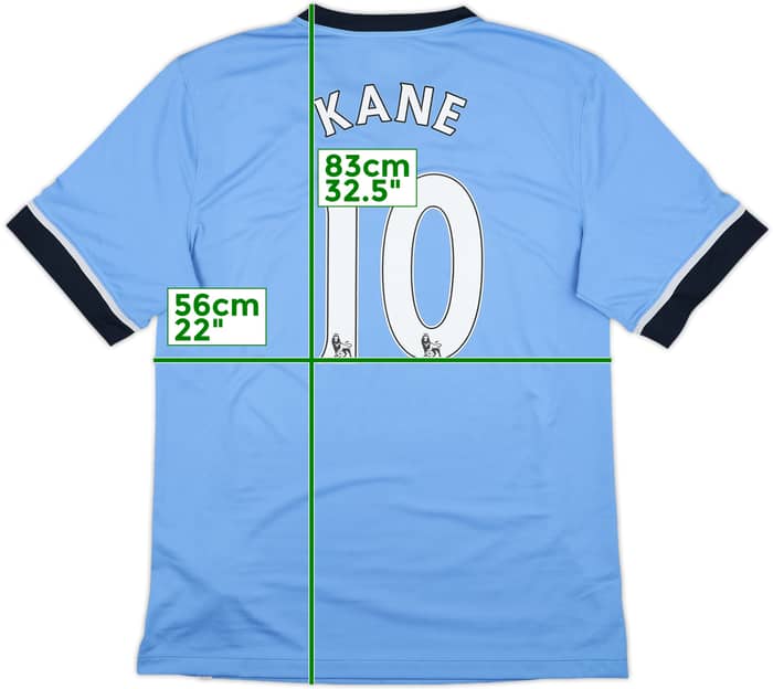 2015-16 Tottenham Away Shirt Kane #10 - 9/10 - (XL)