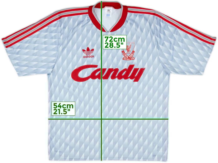 1989-91 Liverpool Away Shirt - 7/10 - (L)