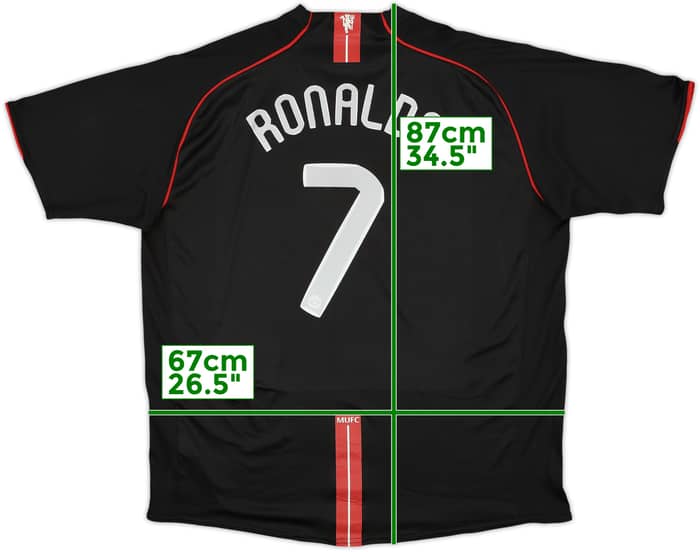2007-08 Manchester United Away Shirt Ronaldo #7 - 6/10 - (3XL)
