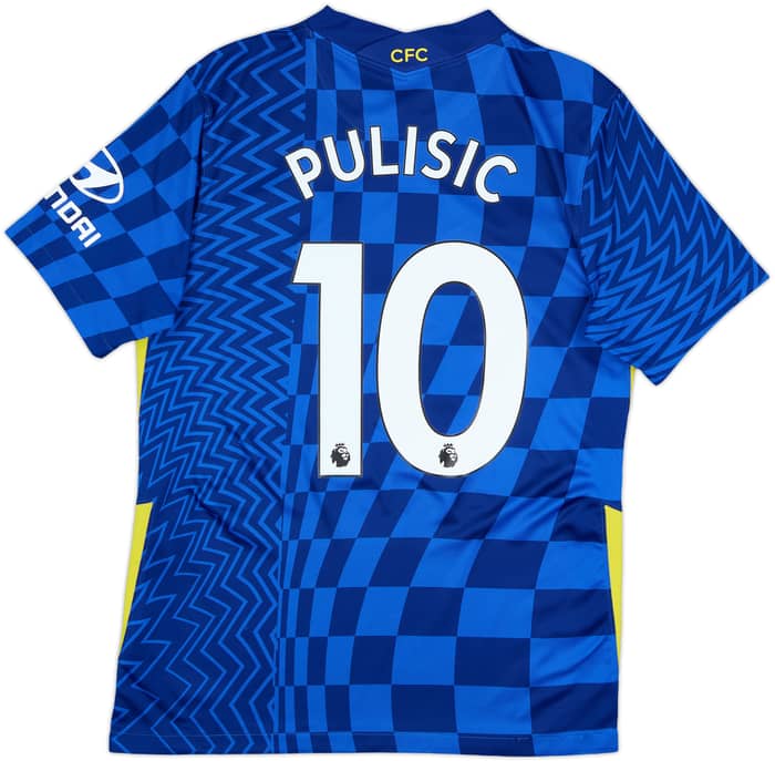 2021-22 Chelsea Home Shirt Pulisic #10 - 8/10 - (M)