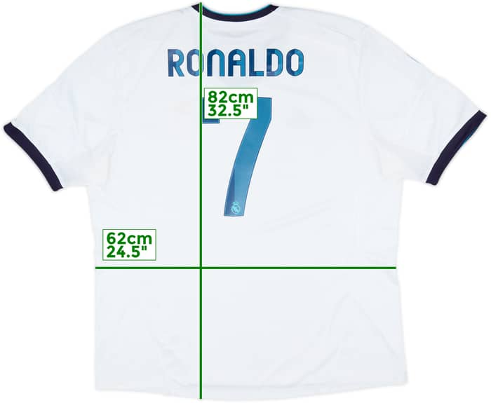 2012-13 Real Madrid Home Shirt Ronaldo #7 - 7/10 - (XXL)