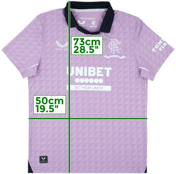 2021-22 Rangers '150 Years Anniversary' Third Shirt - 8/10 - (M)
