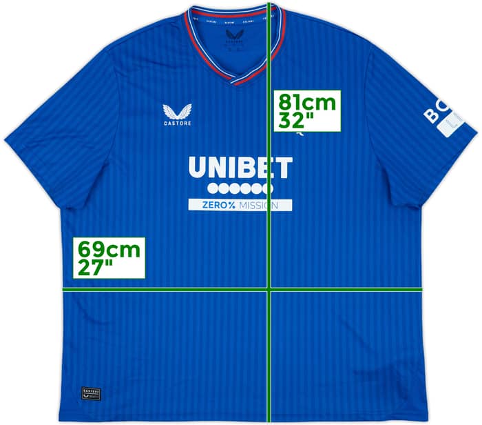 2023-24 Rangers Home Shirt - 8/10 - (3XL)