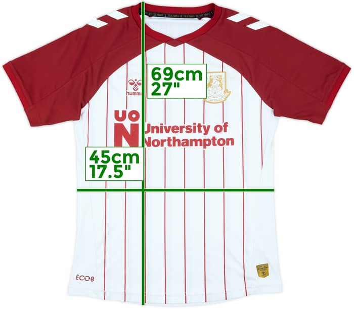 2022-23 Northampton Home Shirt - 8/10 - (S)