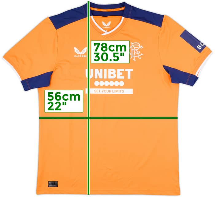 2022-23 Rangers Third Shirt - 9/10 - (XL)