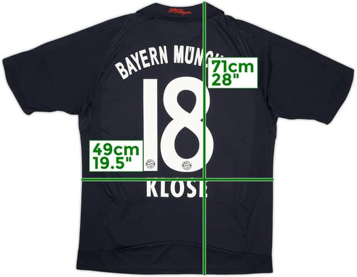 2008-09 Bayern Munich Away Shirt Klose #18 - 8/10 - (XL.Boys)
