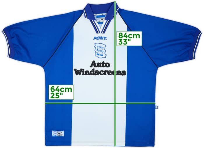 1997-98 Birmingham Home Shirt - 9/10 - (XL)