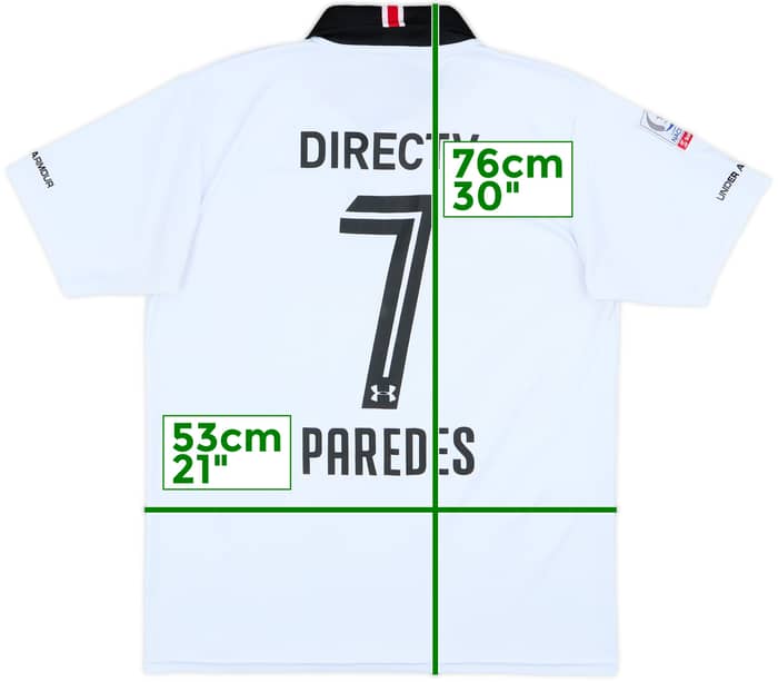 2017 Colo Colo Home Shirt Paredes #7 - 6/10 - (L)