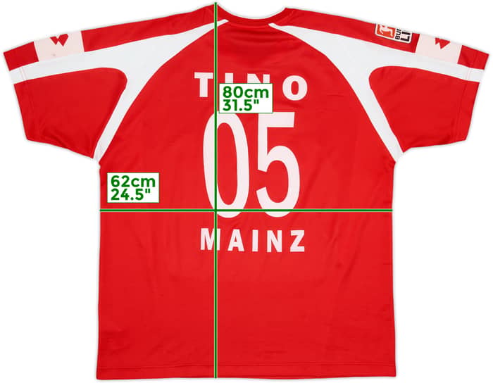 2005-06 FSV Mainz Home Shirt Tino #05 - 6/10 - (XL)