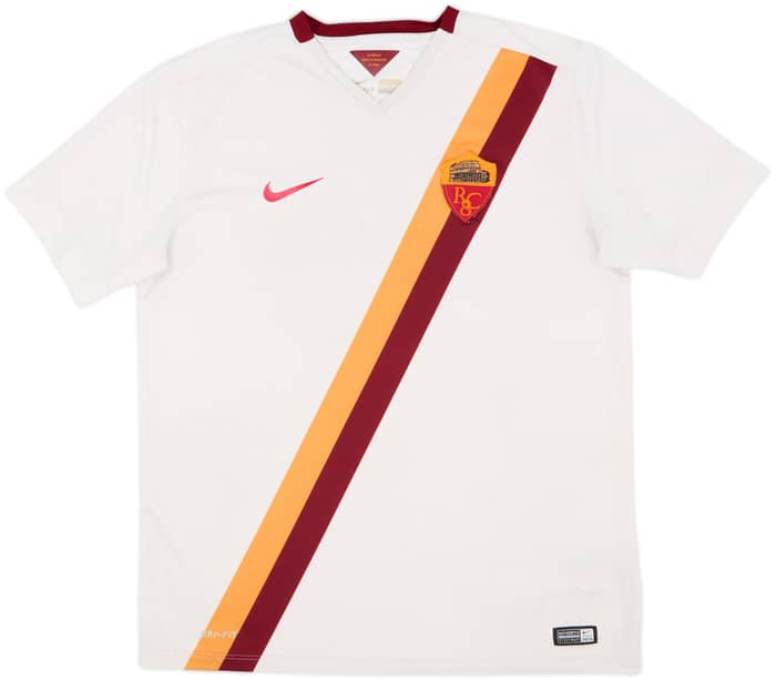 2014-15 Roma C8 Away Shirt #8 - 4/10 - (L)