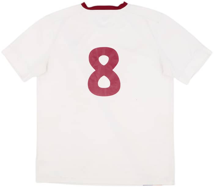 2014-15 Roma C8 Away Shirt #8 - 4/10 - (L)