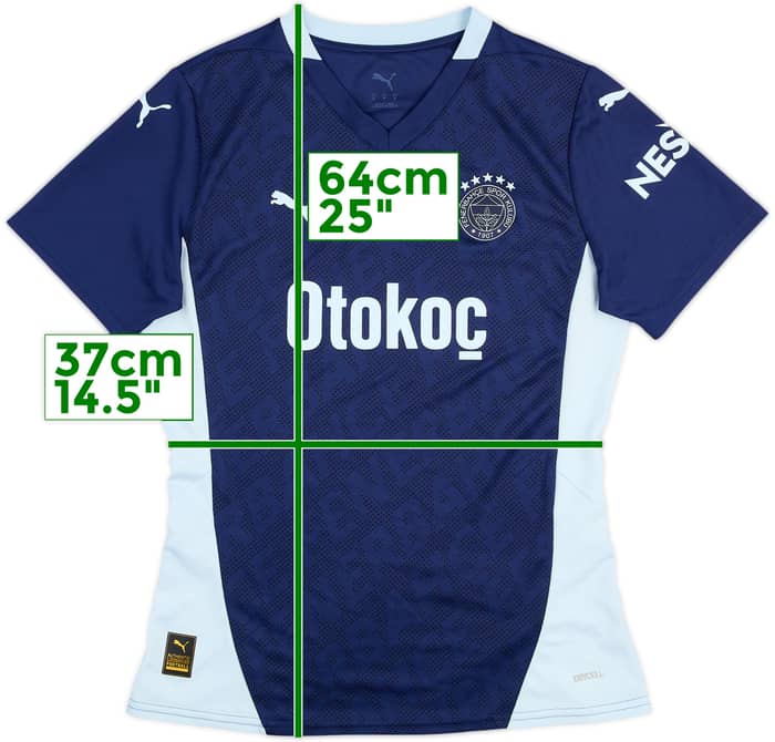 2024-25 Fenerbahce Third Shirt - 9/10 - (S)