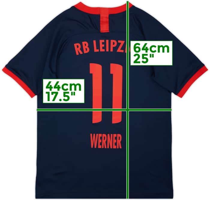 2019-20 RB Leipzig Away Shirt Werner #11 - 9/10 - (13-15 Years)