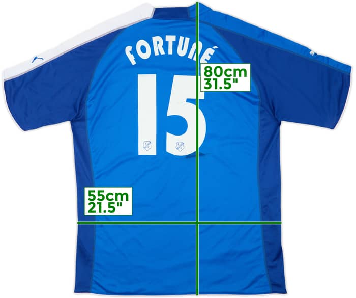 2005-06 Utrecht Away Shirt Fortune #15 - 6/10 - (XXL)