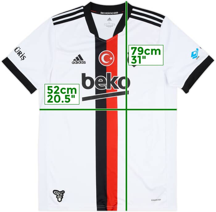 Camiseta de local del Besiktas 2021-22 - 8/10 - (L)