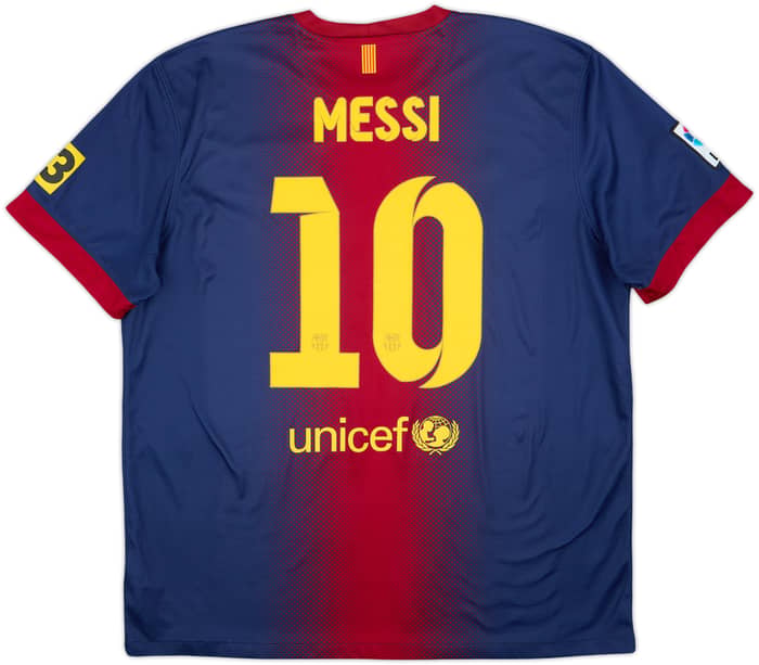 2012-13 Barcelona Home Shirt Messi #10 - 6/10 - (XL)