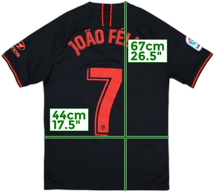 2019-20 Atletico Madrid Away Shirt Joao Felix #7 - 9/10 - (S)