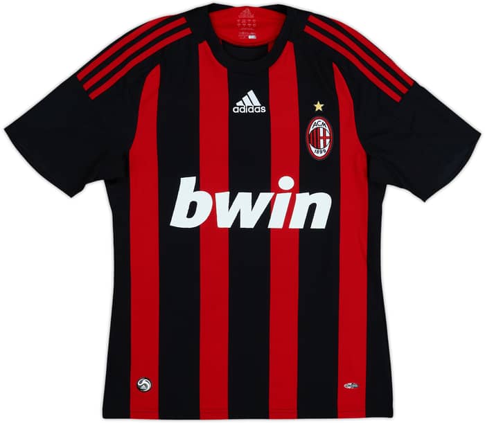 2008-09 AC Milan Home Shirt Beckham #32 - 5/10 - (S)