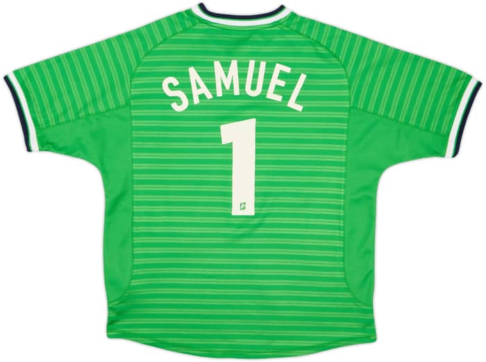 2000-01 Saint Etienne Home Shirt Samuel #1 - 6/10 - (M)