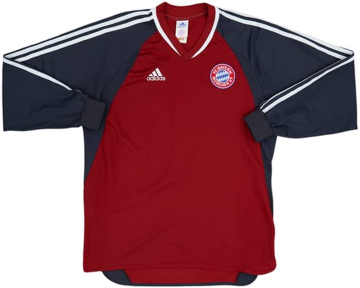 2001-02 Bayern Munich Version joueur Domicile Maillot manches longues Elber #9 - 6/10 - (M)