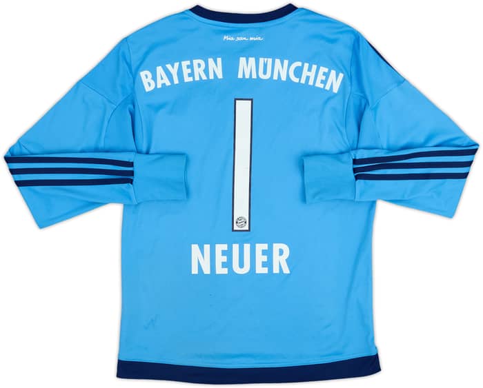2015-16 Bayern Munich GK Shirt Neuer #1 - 7/10 - (13-14 Years)