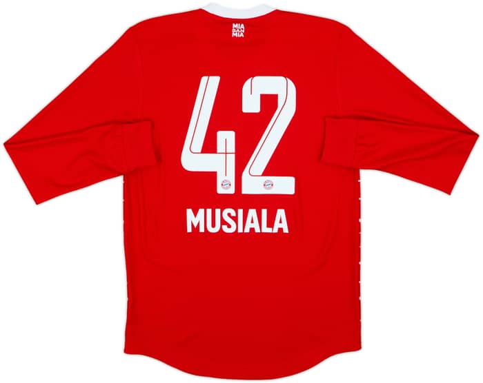 2022-23 Bayern Munich Player Issue Home L/S Shirt Musiala #42 - 10/10 - (S)