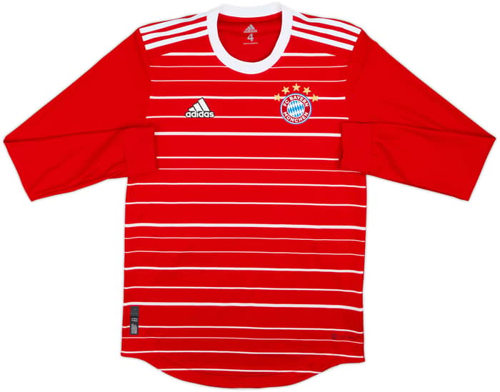 2022-23 Bayern Munich Player Issue Home L/S Shirt Musiala #42 - 10/10 - (S)