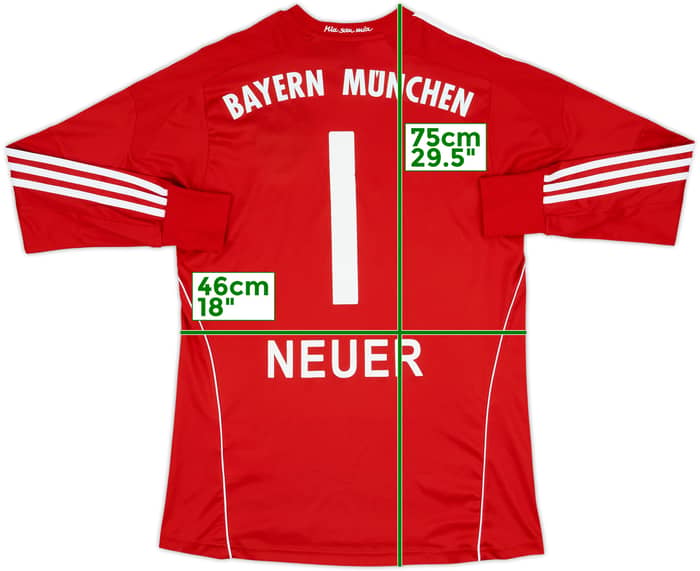2013-14 Bayern Munich GK Shirt Neuer #1 - 6/10 - (15-16 Years)
