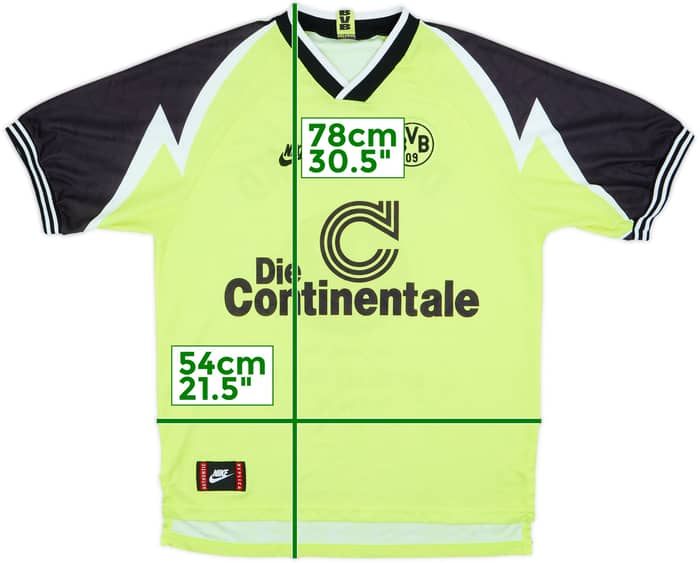 1995-96 Borussia Dortmund 'Deutscher Meister' Home Shirt - 8/10 - (XL)