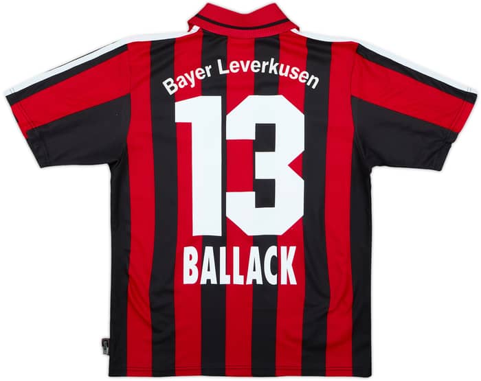 2001-02 Bayer Leverkusen Home Shirt Ballack #13 - 8/10 - (Y)