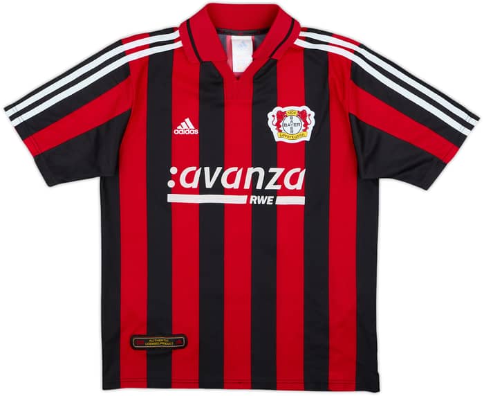 2001-02 Bayer Leverkusen Home Shirt Ballack #13 - 8/10 - (Y)