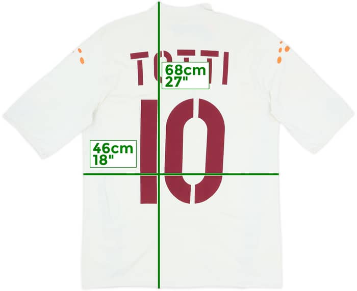 2003-04 Roma Away Shirt Totti #10 - 6/10 - (S)