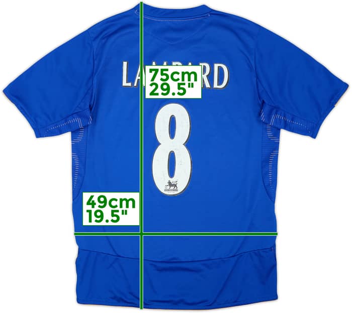 2005-06 Chelsea Centenary Home Shirt Lampard #8 - 6/10 - (M)