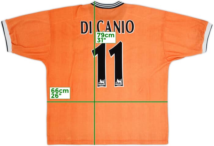 1996-98 Sheffield Wednesday Away Shirt Di Canio #11 - 7/10 - (XL)