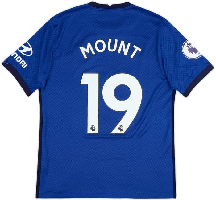 2020-21 Chelsea Home Shirt Mount #19 - 6/10 - (M)