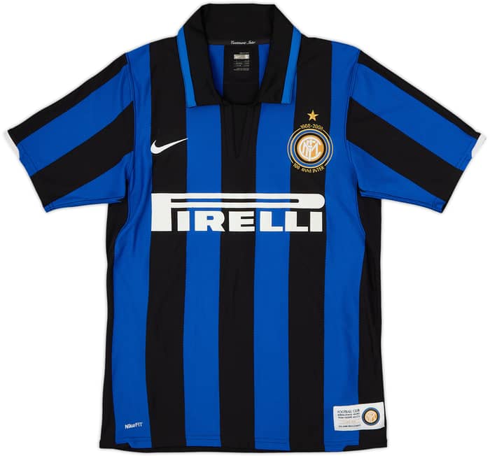 2007-08 Inter Milan Centenary Home Shirt Chivu #26 - 5/10 - (S)