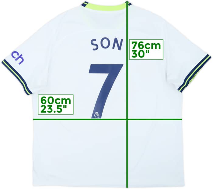 2020-21 Tottenham Home Shirt Son #7 - 6/10 - (XL)